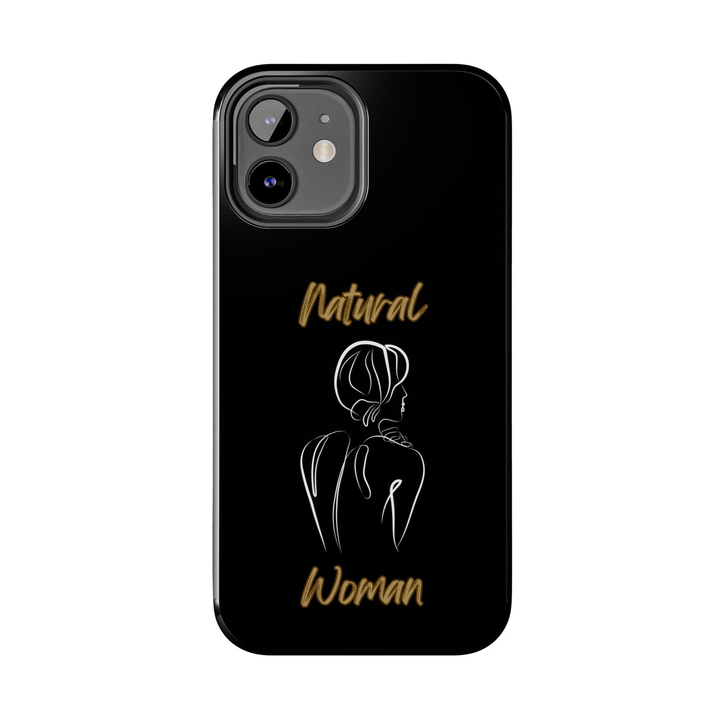 Natural Woman Back (WL)Tough Phone Cases BLACK