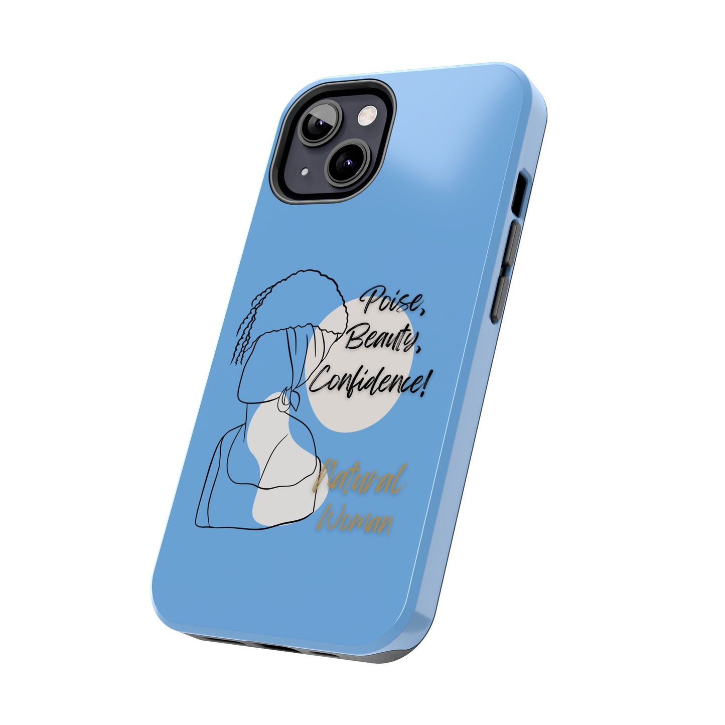 Natural Woman Puff (BL)Tough Phone Cases LIGHT BLUE