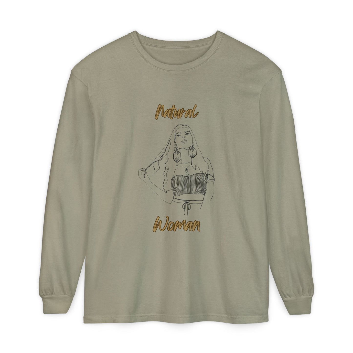 Natural Woman Thinking (BL) Long Sleeve T-Shirt