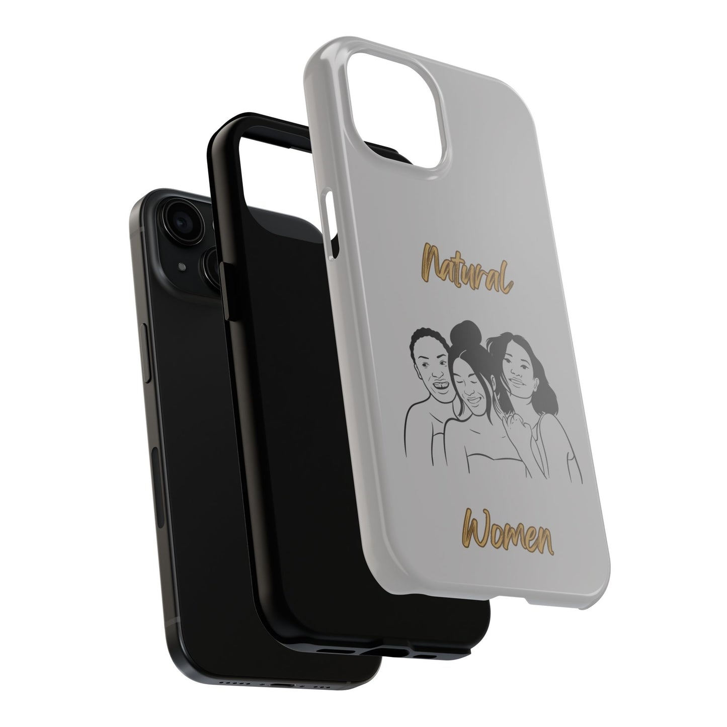 Natural Women Laughing Friends (BL)Tough Phone Cases LIGHT GREY