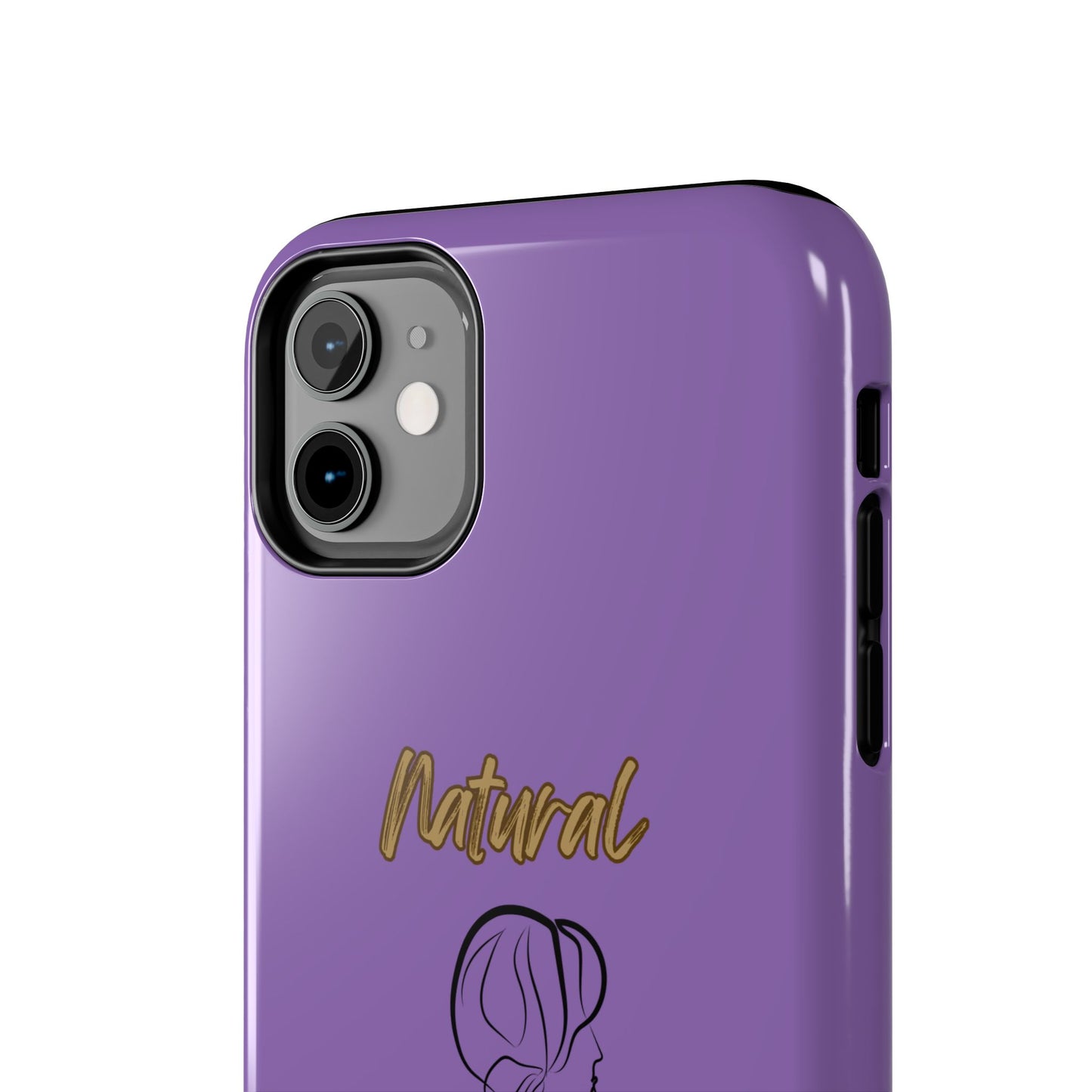 Natural Woman Back (BL)Tough Phone Cases LIGHT PURPLE