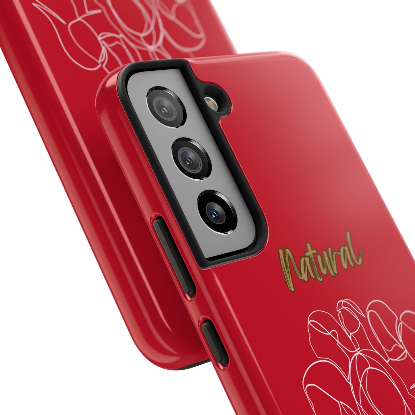 Natural Women Professionals (WL)Tough Phone Cases DARK RED
