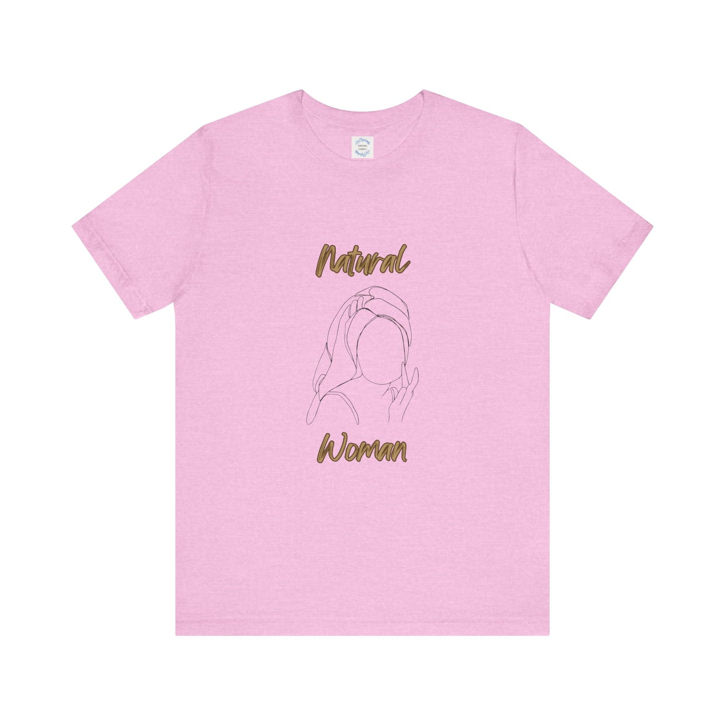 Natural Woman Towel Wrapped (BL) Short Sleeve T-Shirt