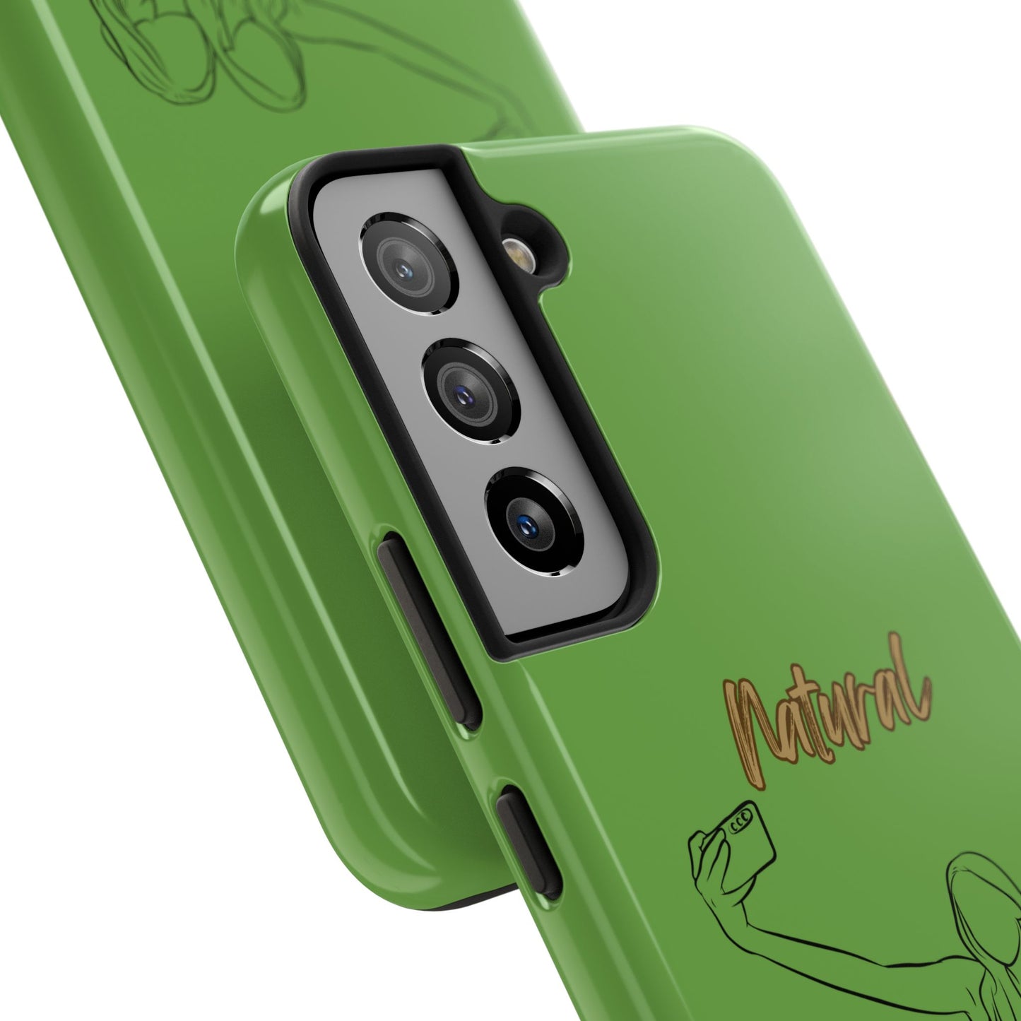 Natural Woman Friends Selfie (BL)Tough Phone Cases GREEN