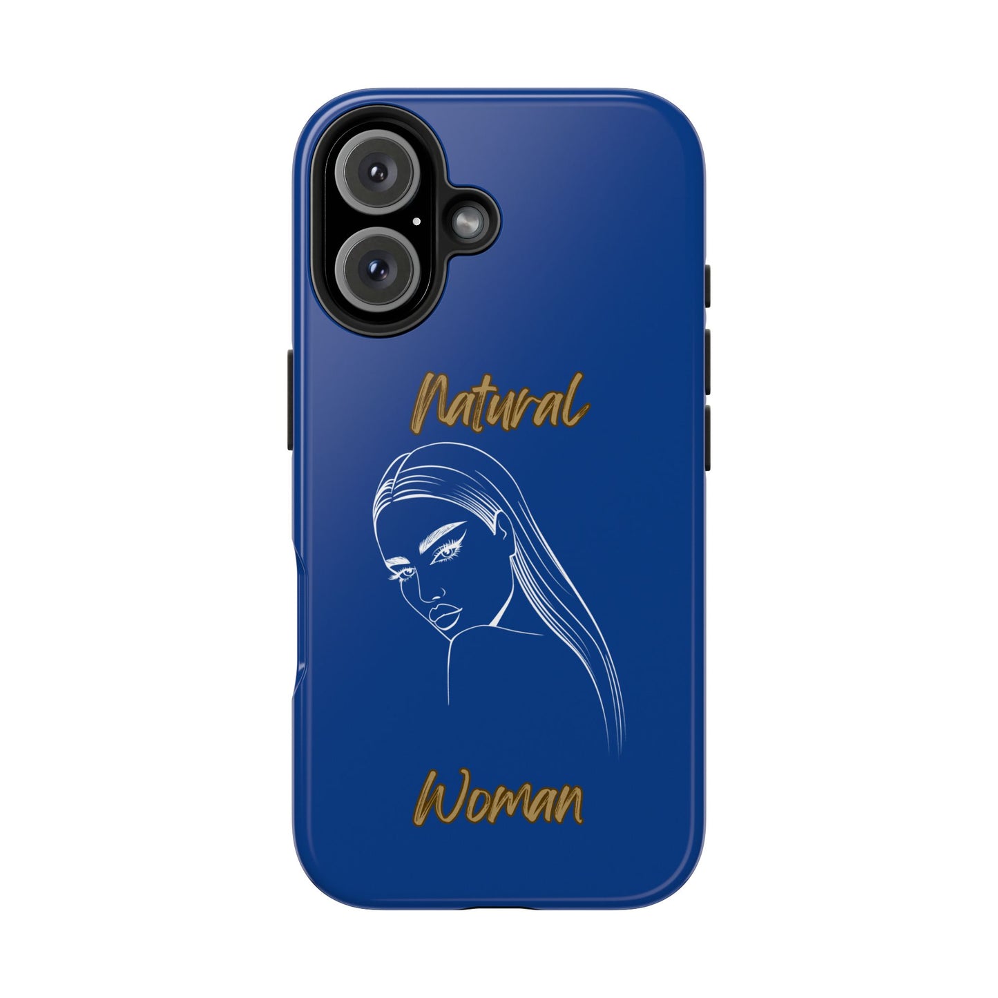 Natural Woman The Stare (WL)Tough Phone Cases DARK BLUE