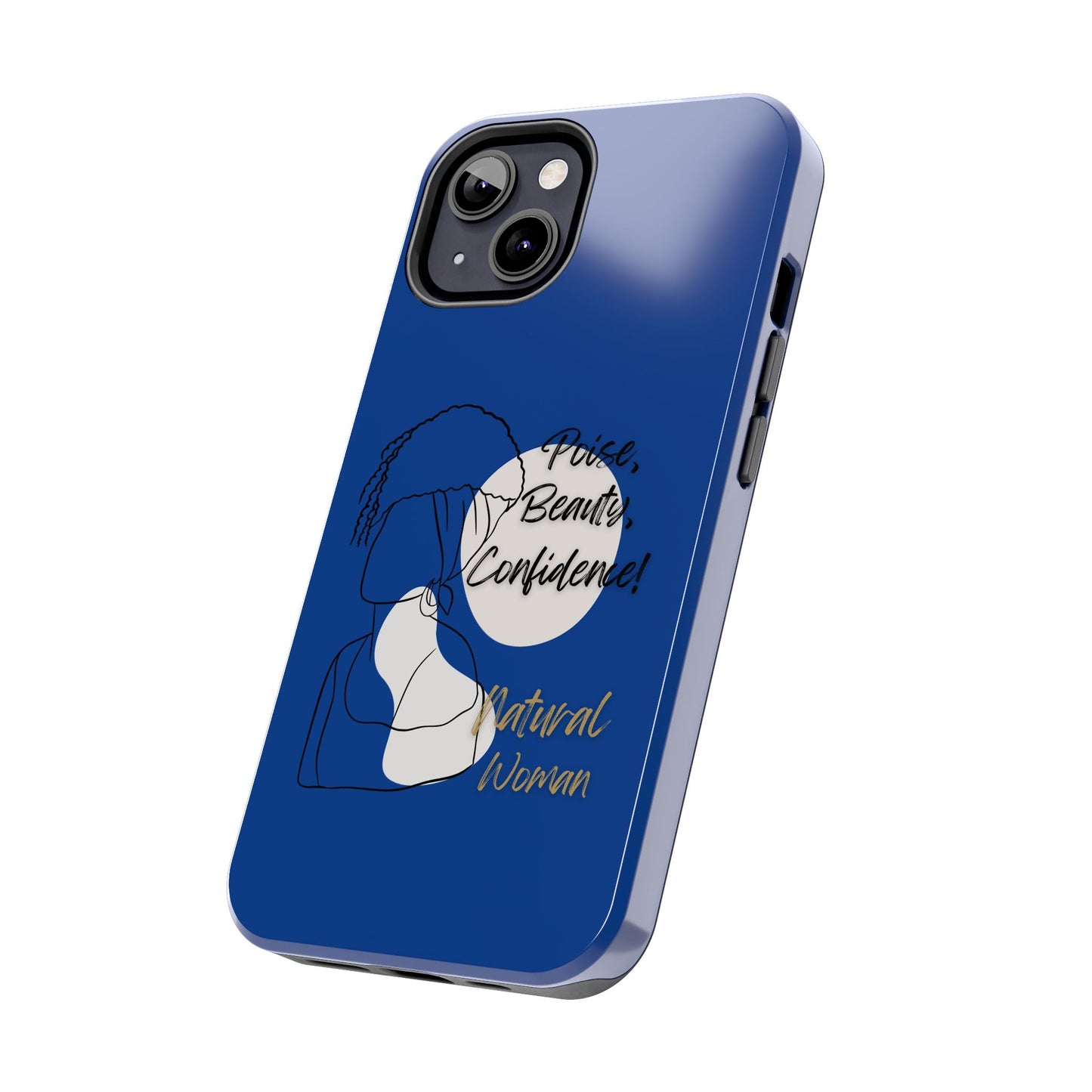 Natural Woman Puff (BL)Tough Phone Cases DARK BLUE