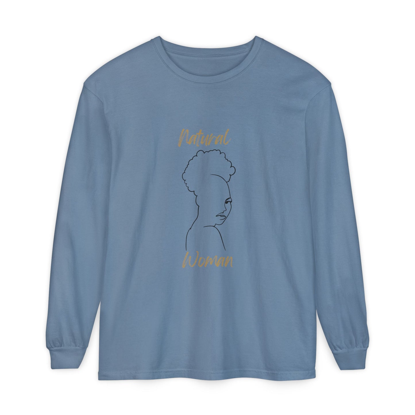 Natural Woman Twist Afro (BL) Long Sleeve T-Shirt