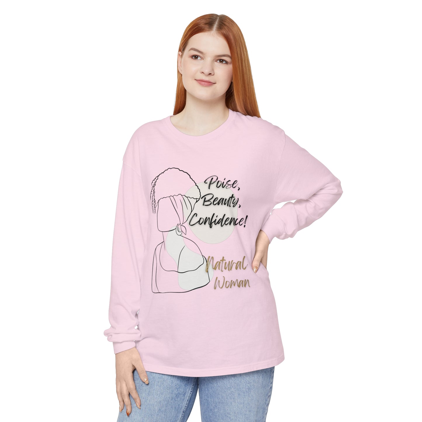 Natural Woman Puff (BL) Long Sleeve T-Shirt