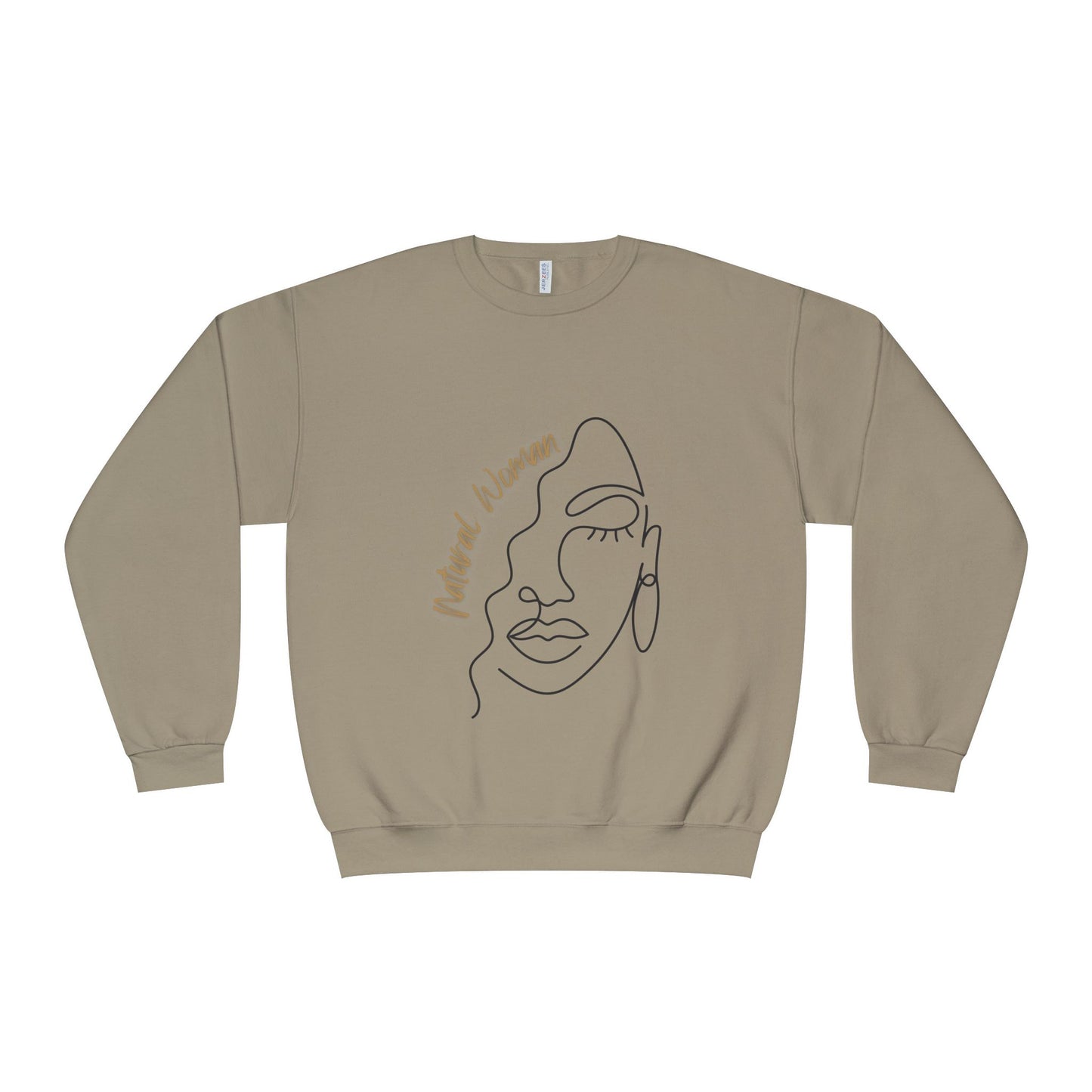 Natural Woman Half Face (BL) Crewneck Sweatshirt
