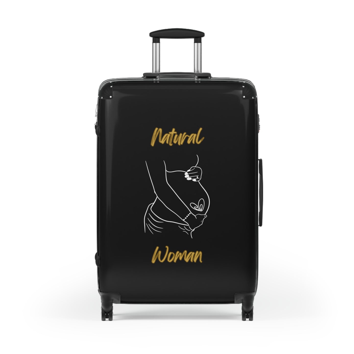 Natural Woman Loved In & Out (WL) Suitcase BLACK