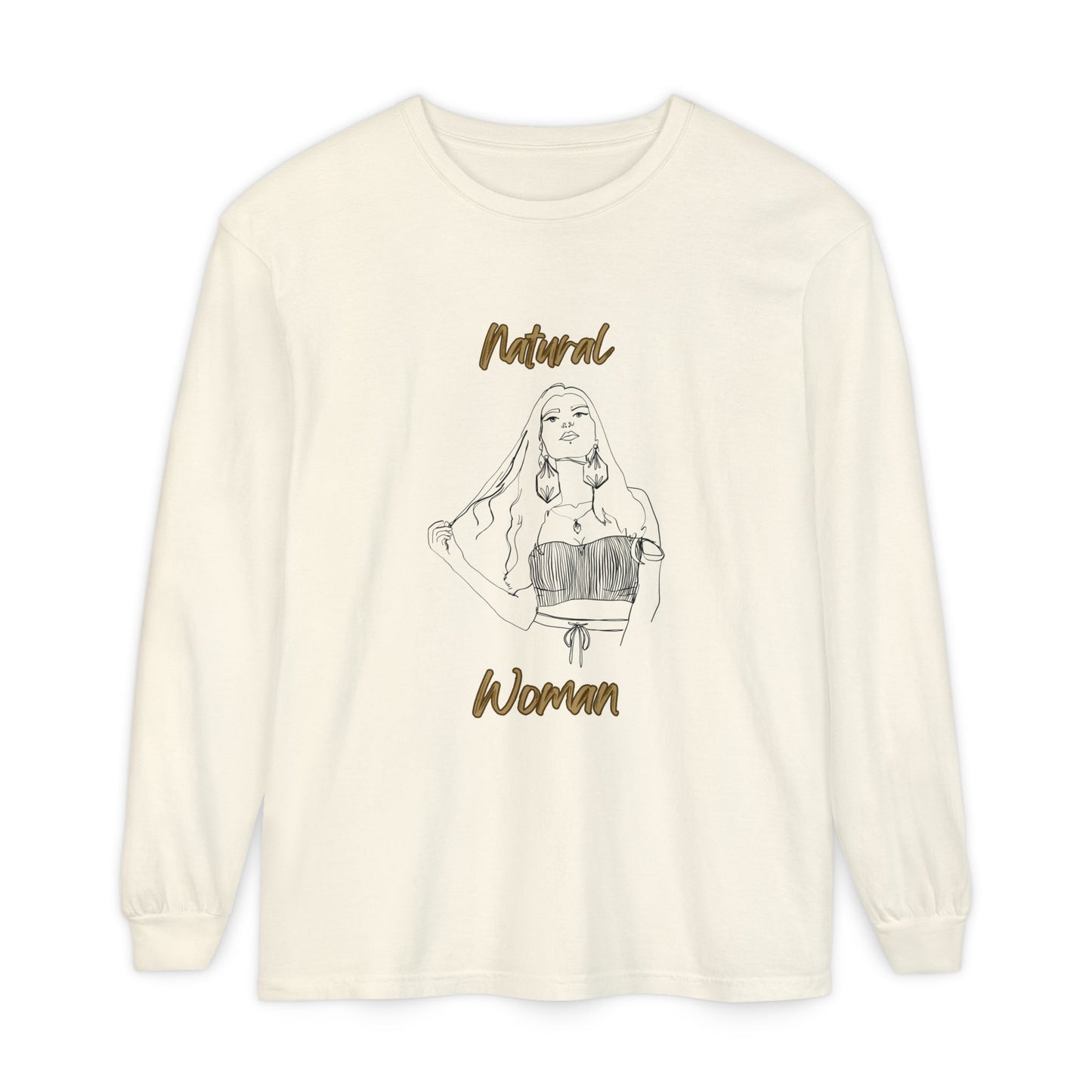 Natural Woman Thinking (BL) Long Sleeve T-Shirt
