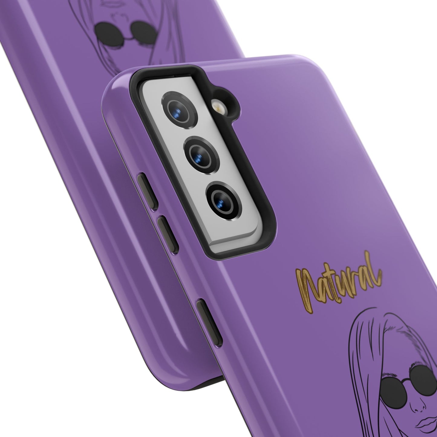Natural Woman Shades (BL)Tough Phone Cases LIGHT PURPLE