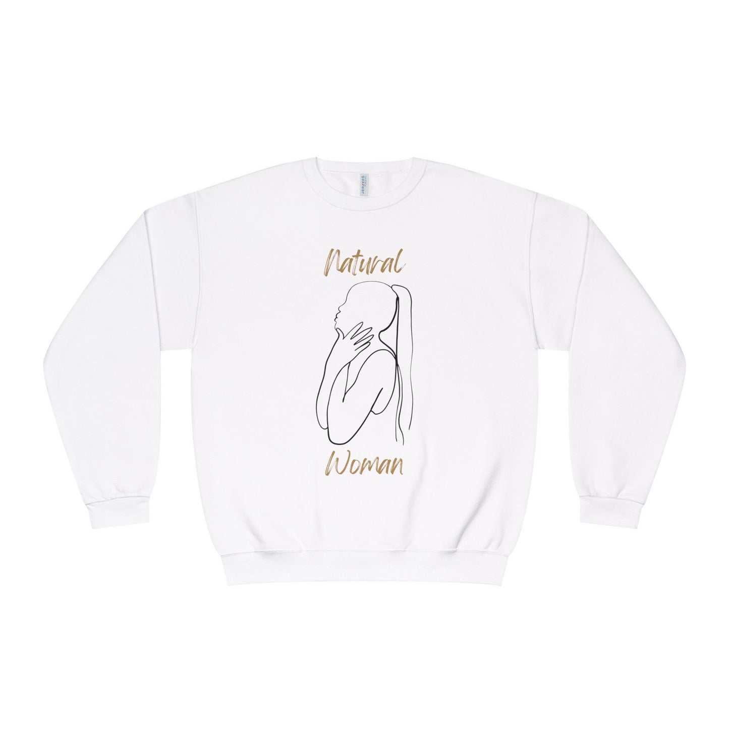 Natural Woman Ponytail (BL) Crewneck Sweatshirt