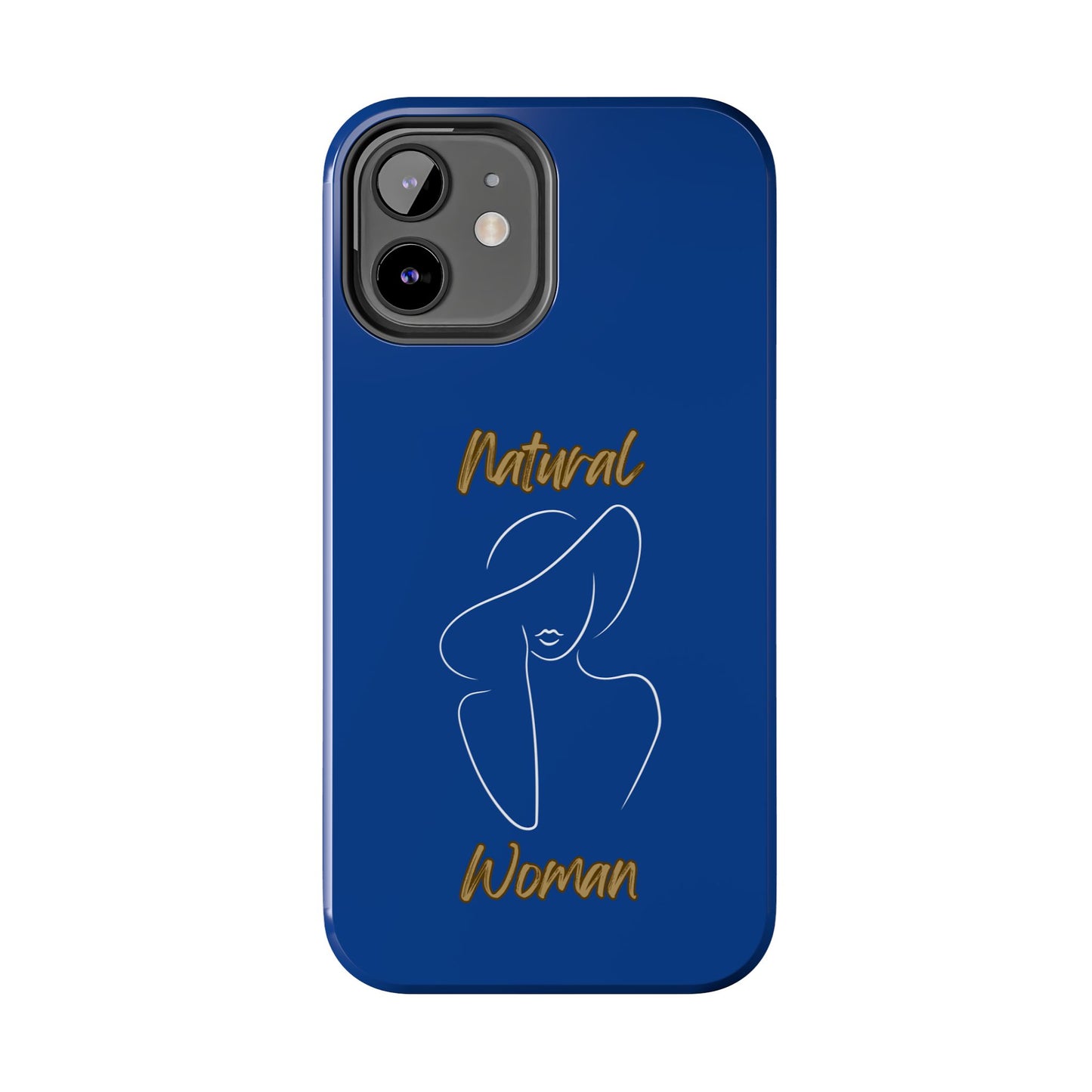 Natural Woman Sun Hat (WL) Tough Phone Cases DARK BLUE