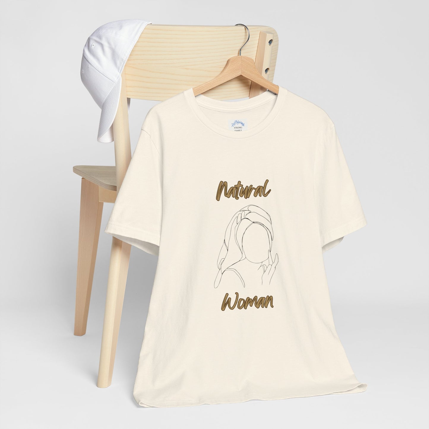 Natural Woman Towel Wrapped (BL) Short Sleeve T-Shirt