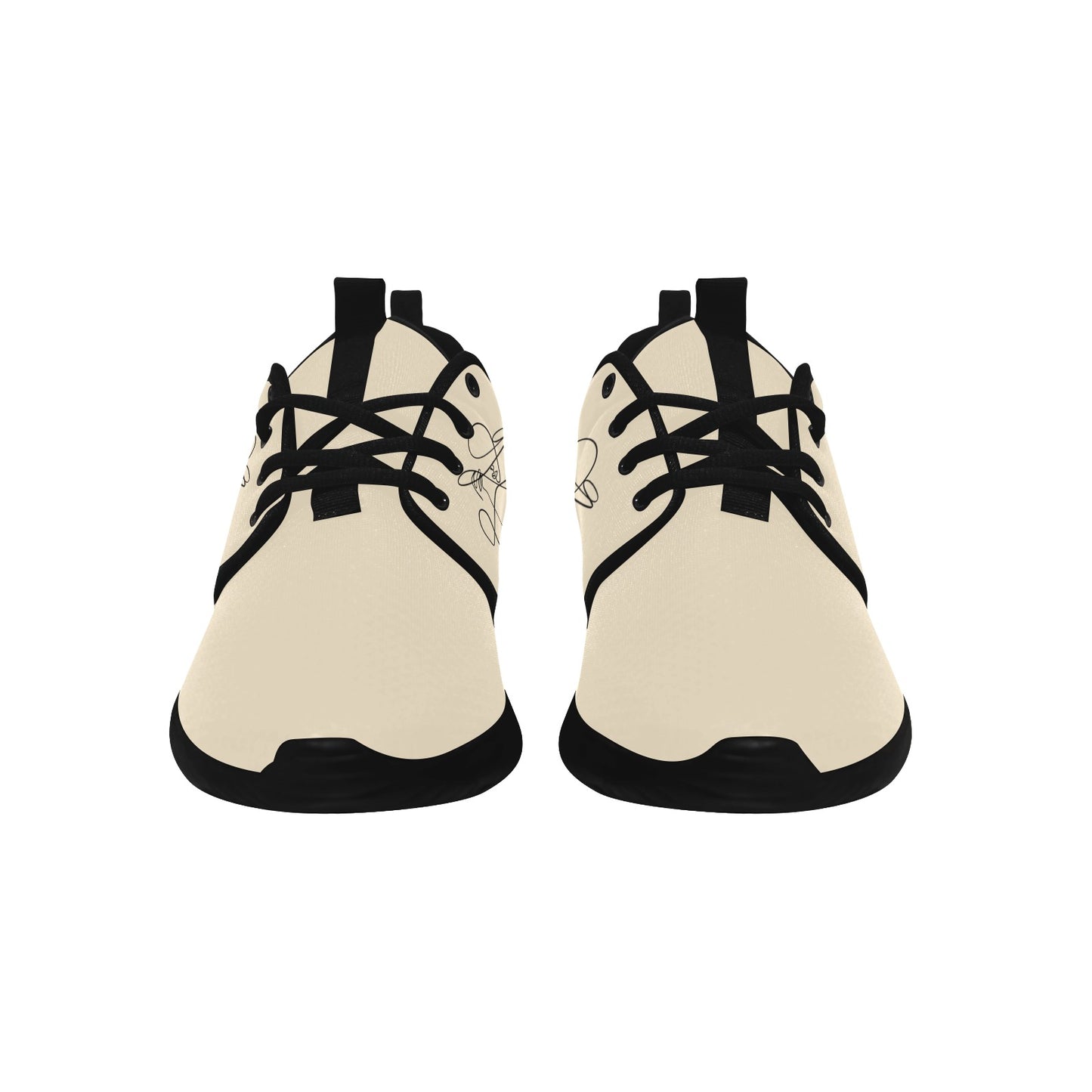 Natural Woman AN ORIGINAL (BL) CREAM w/ Black Sole Sneakers