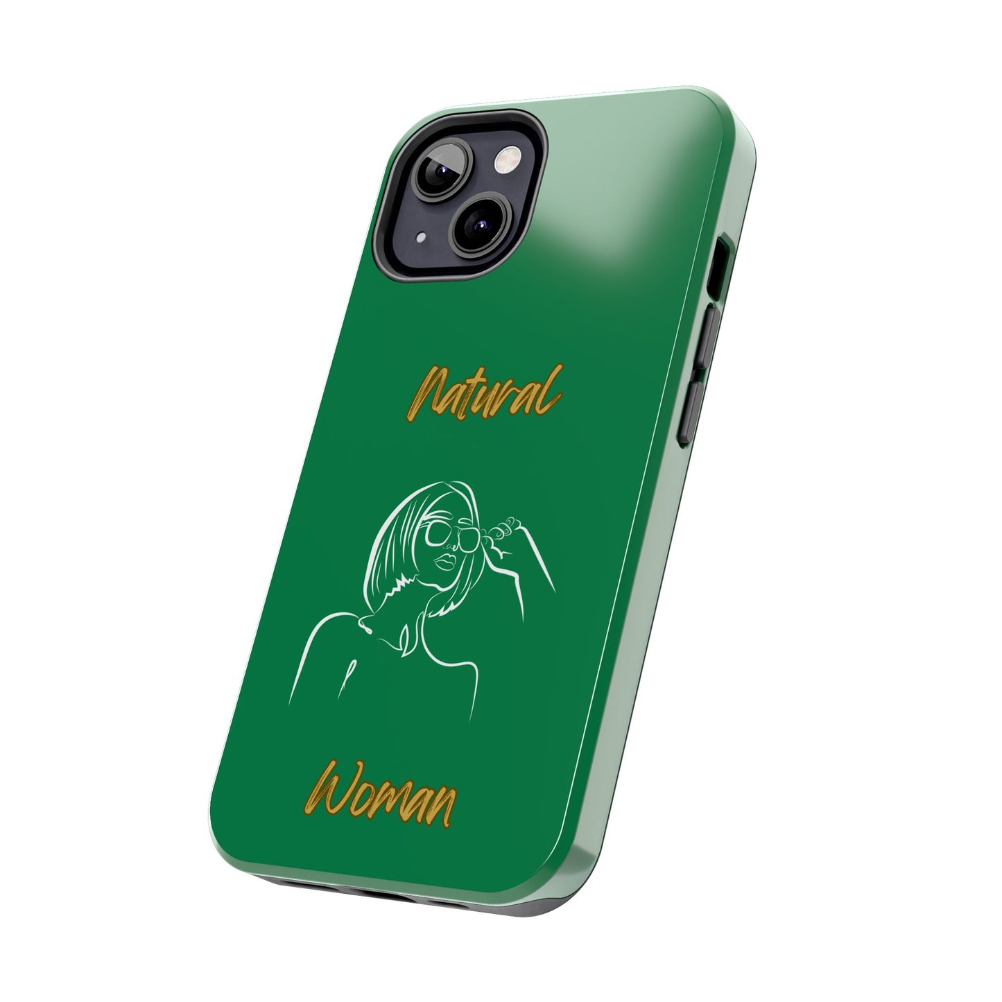 Natural Woman Bright Future (WL)Tough Phone Cases DARK GREEN