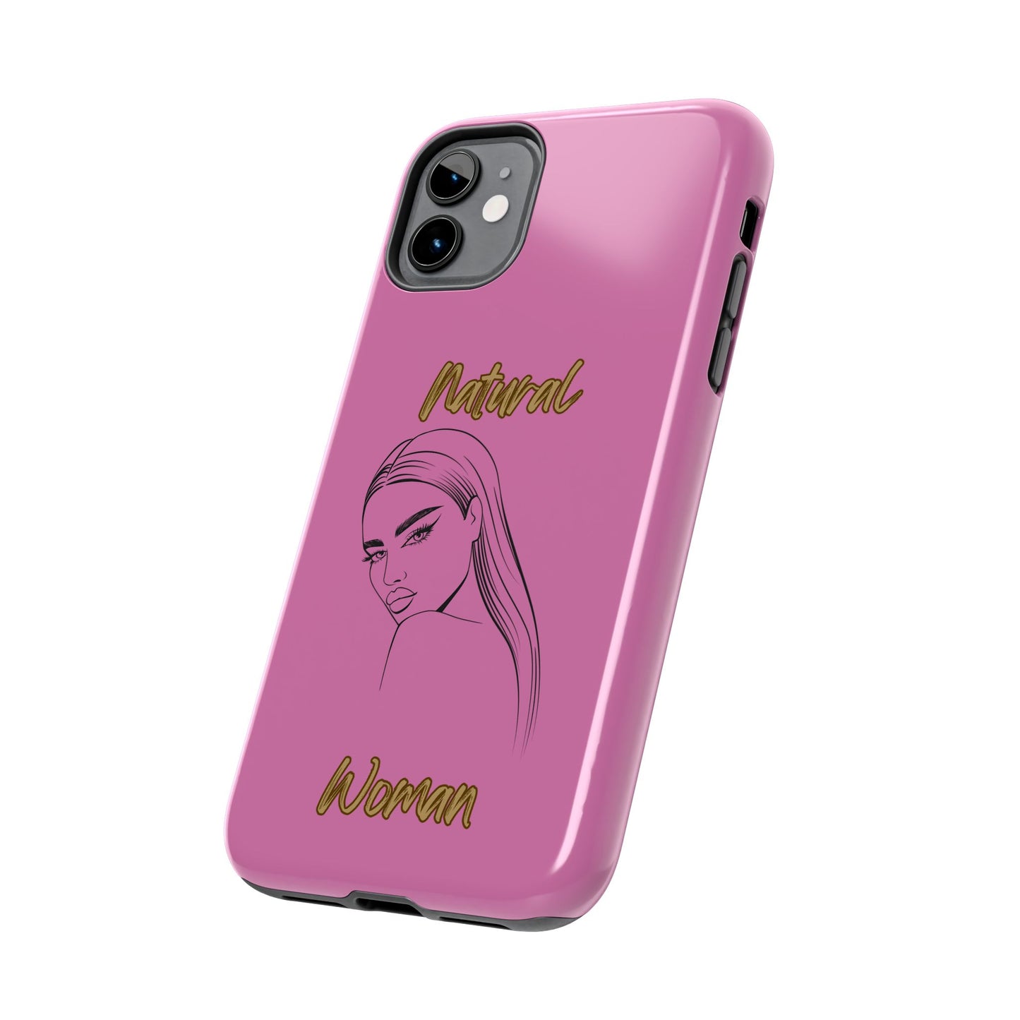 Natural Woman The Stare (BL)Tough Phone Cases LIGHT PINK