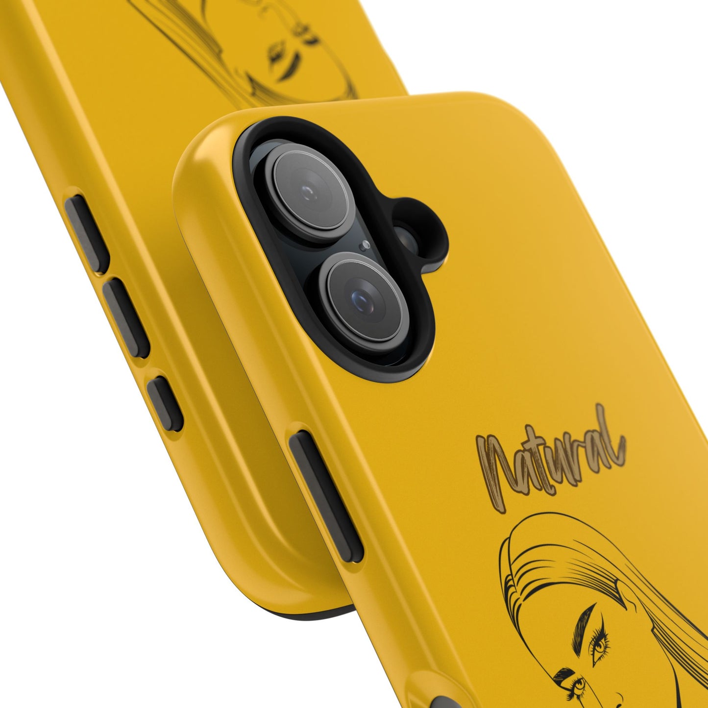 Natural Woman The Stare (BL)Tough Phone Cases YELLOW