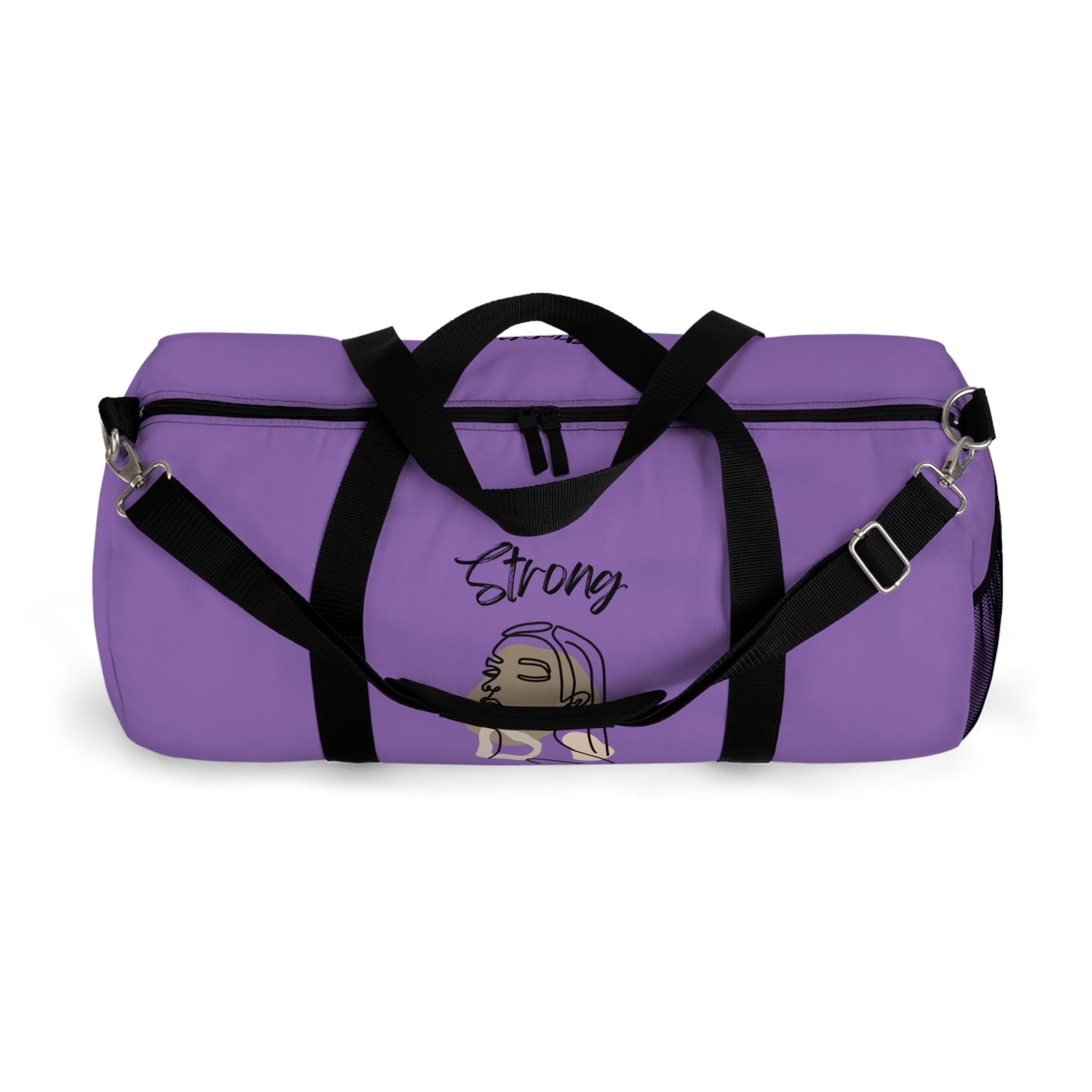 Strong Momma (BL) Duffel Bag LIGHT PURPLE