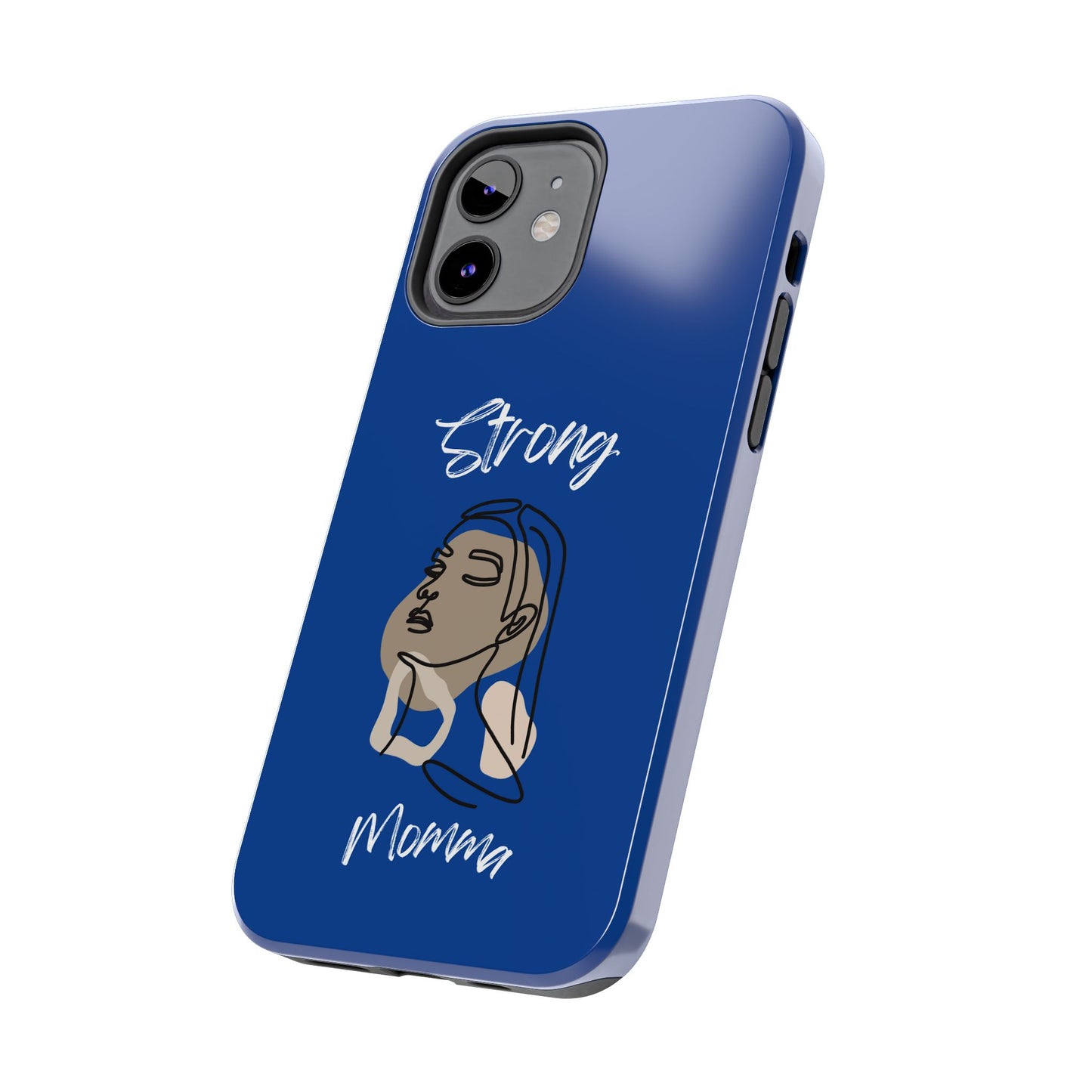 Strong Momma (WL) Tough Phone Cases DARK BLUE