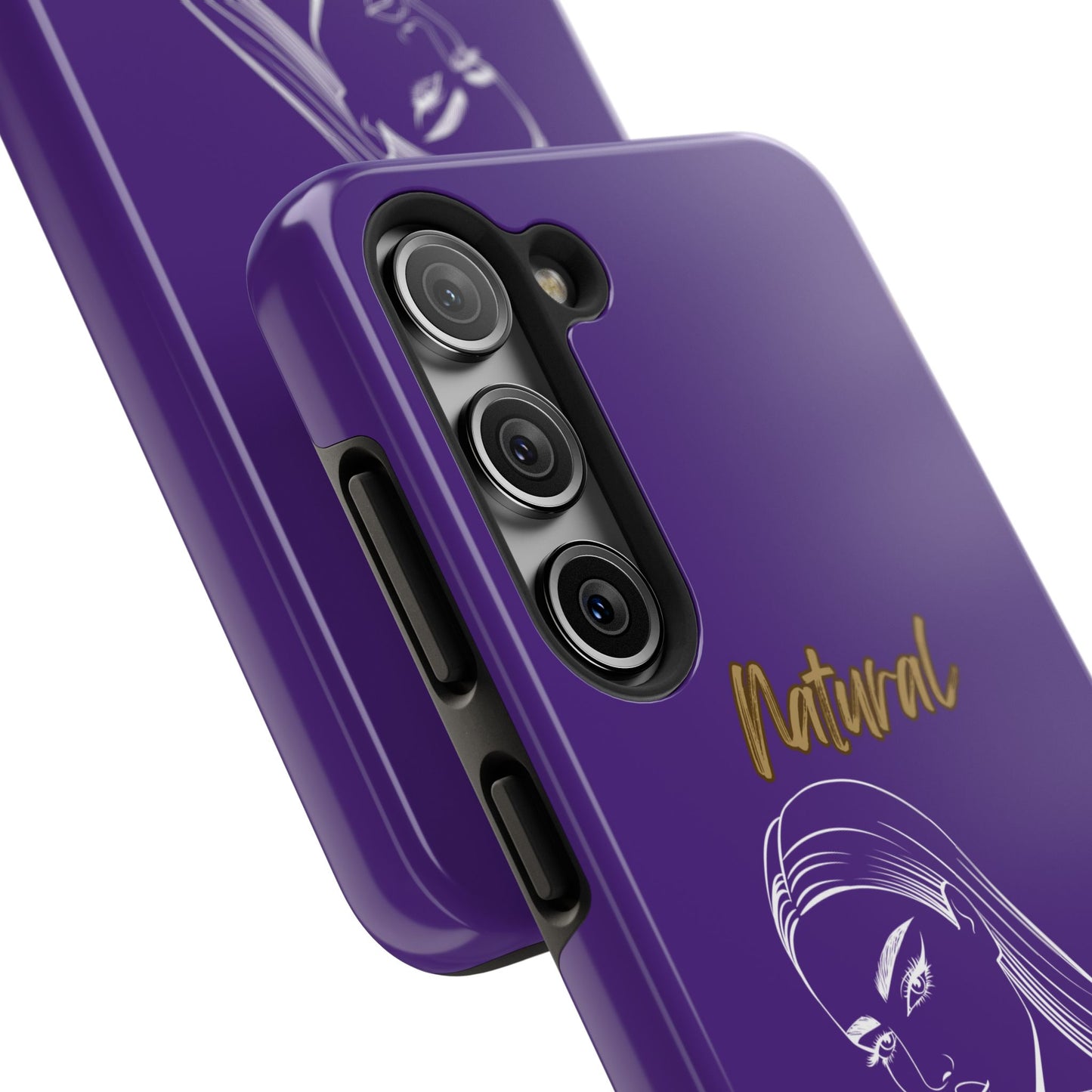 Natural Woman The Stare (WL)Tough Phone Cases PURPLE
