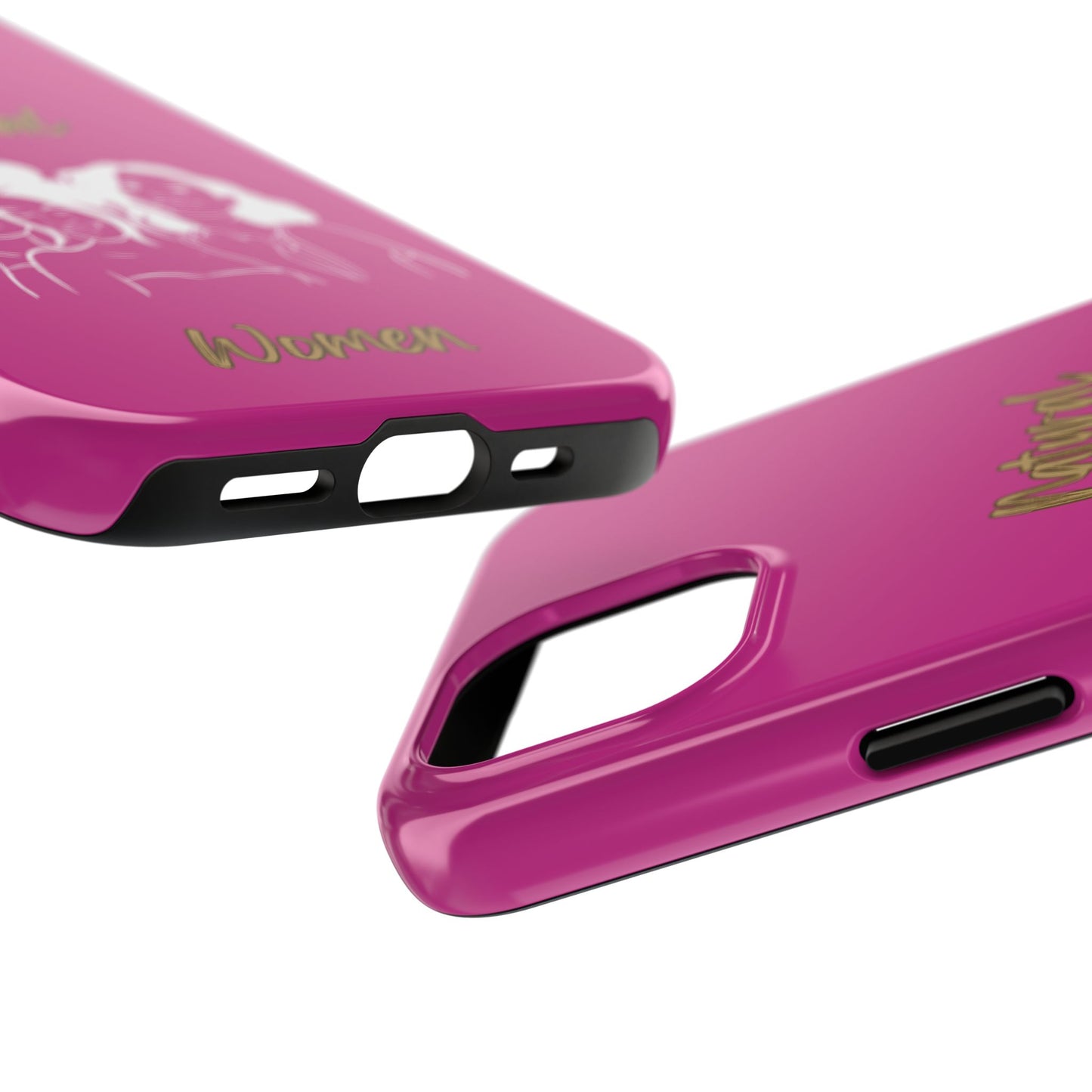 Natural Women Laughing Friends (WL)Tough Phone Cases PINK