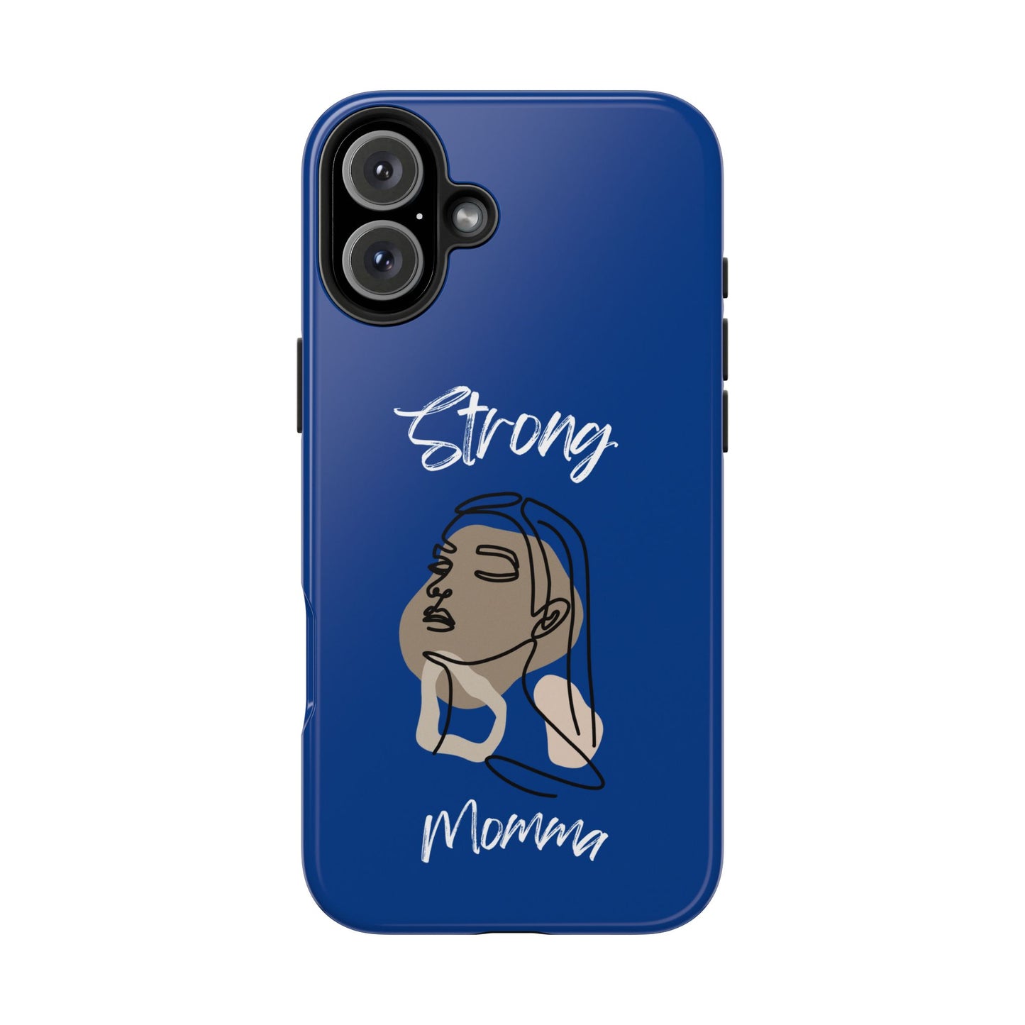 Strong Momma (WL) Tough Phone Cases DARK BLUE