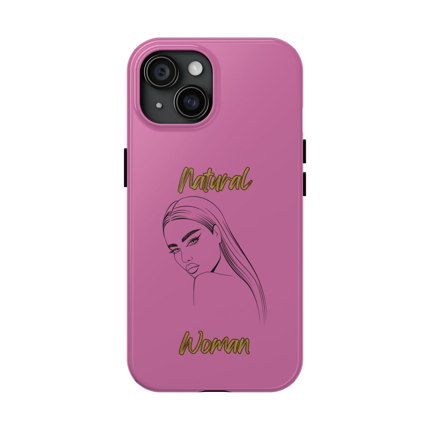 Natural Woman The Stare (BL)Tough Phone Cases LIGHT PINK