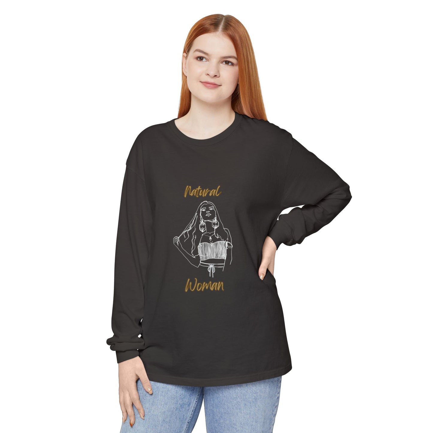Natural Woman Thinking (WL) Long Sleeve T-Shirt
