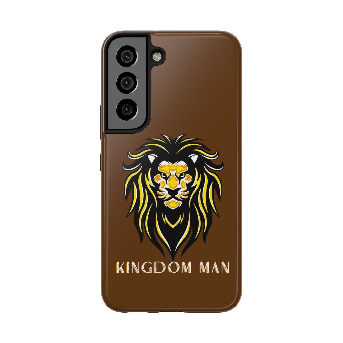 Kingdom Man (White-Gold Label) Tough Phone Case BROWN