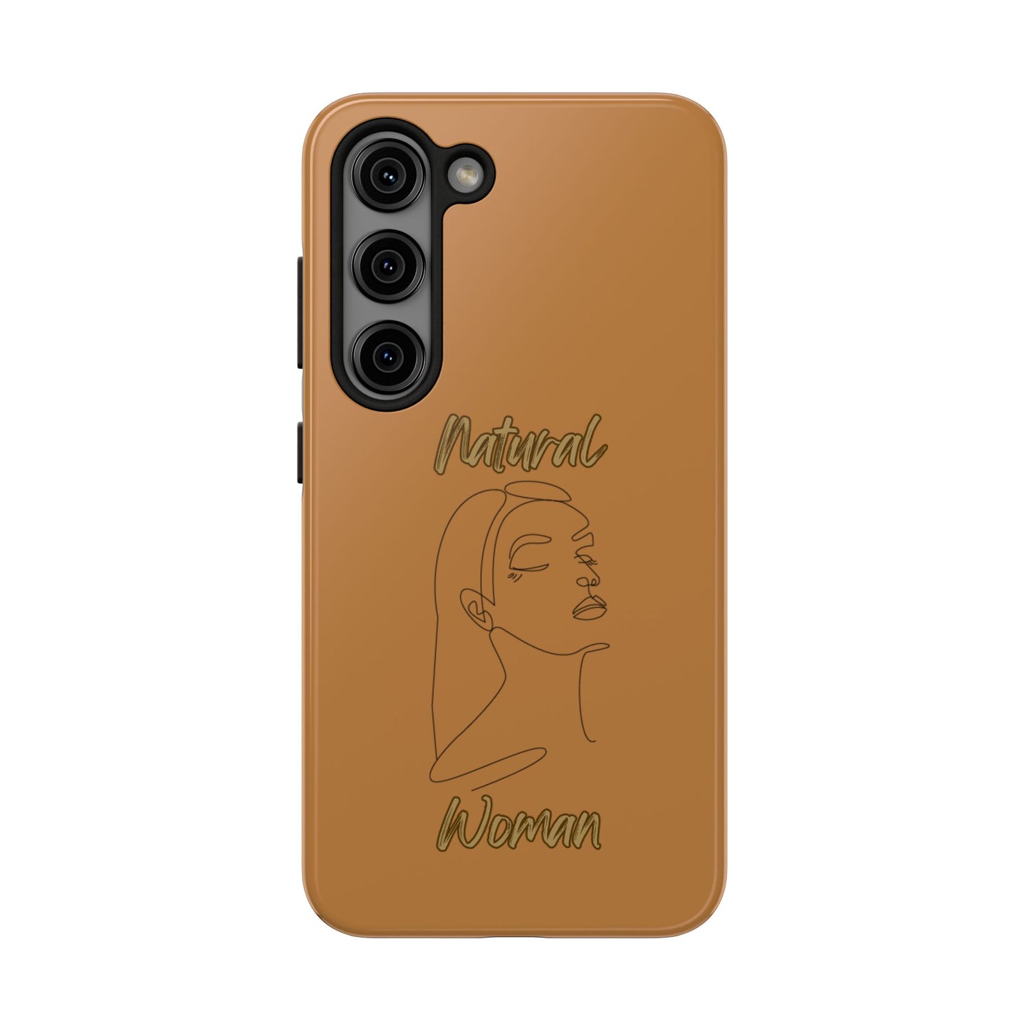 Natural Woman Calm (BL) Tough Phone Cases LIGHT BROWN