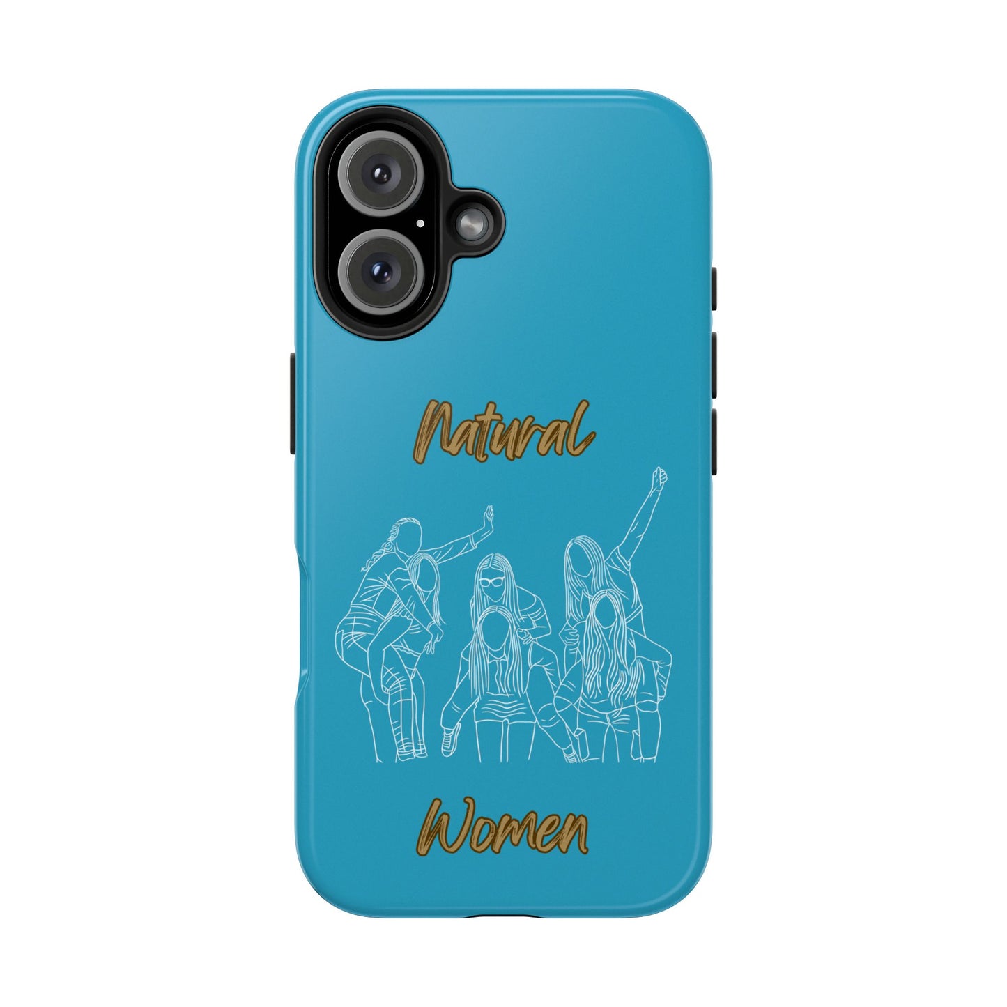Natural Woman Piggy Back (WL)Tough Phone Cases TURQUOISE