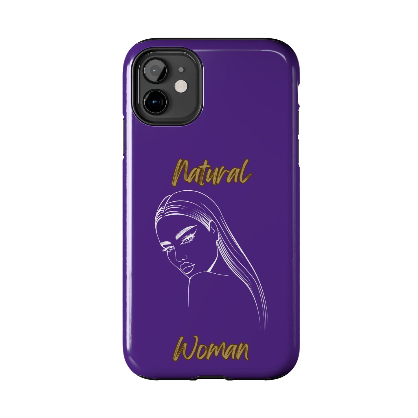 Natural Woman The Stare (WL)Tough Phone Cases PURPLE