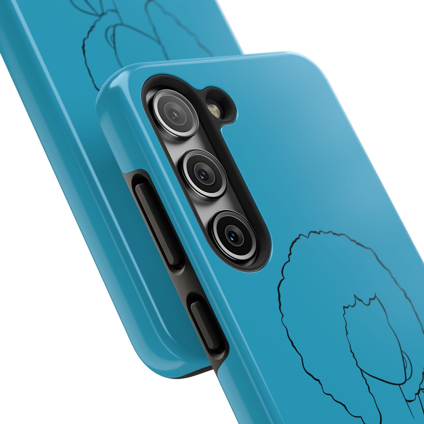Natural Woman Afro (BL) Tough Phone Case TURQUOISE