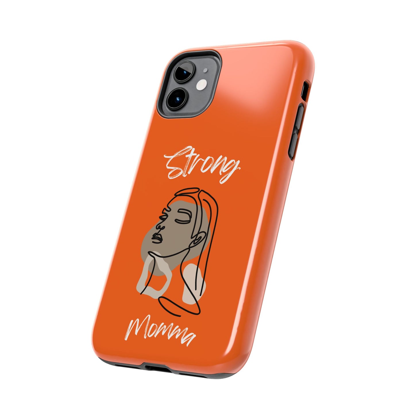 Strong Momma (WL) Tough Phone Cases ORANGE