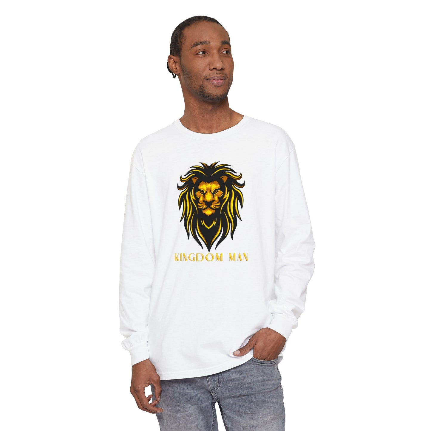 Kingdom Man (Gold) Long Sleeve T-Shirt