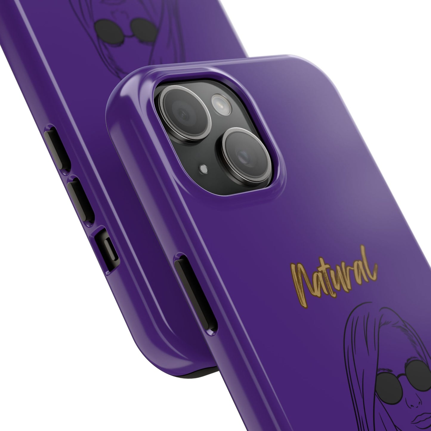 Natural Woman Shades (BL)Tough Phone Cases PURPLE