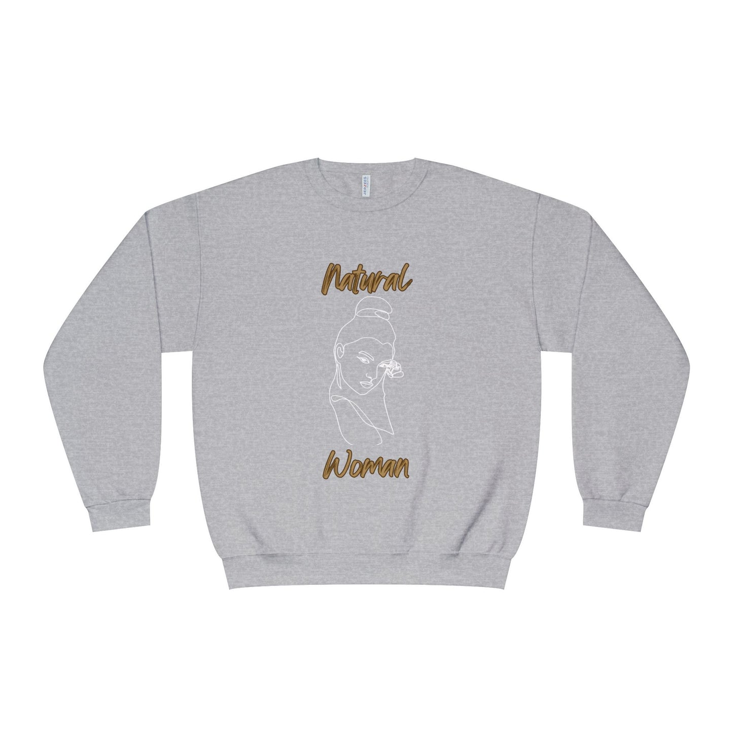 Natural Woman Sassy Bun (WL) Crewneck Sweatshirt