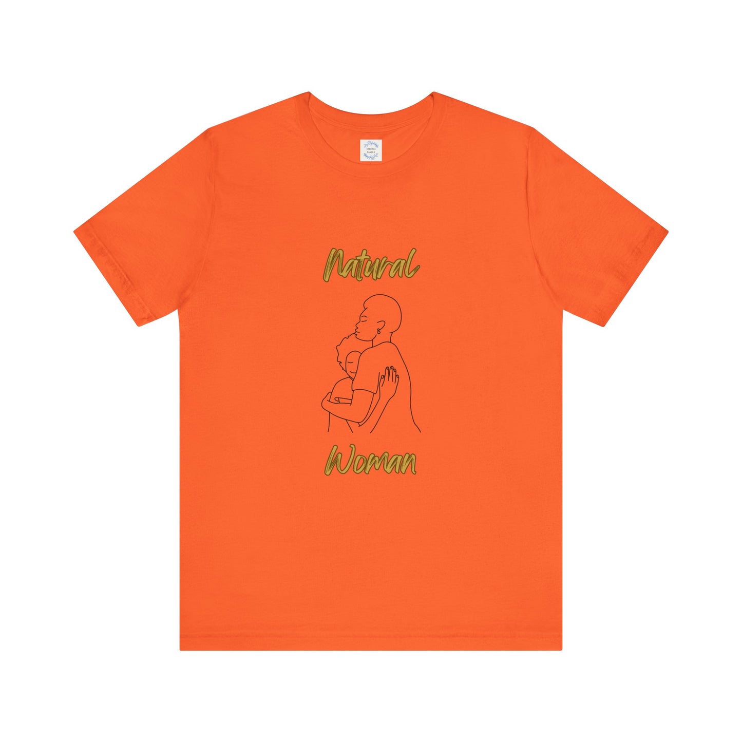 Natural Woman Safe With Momma (BL) Short Sleeve T-Shirt