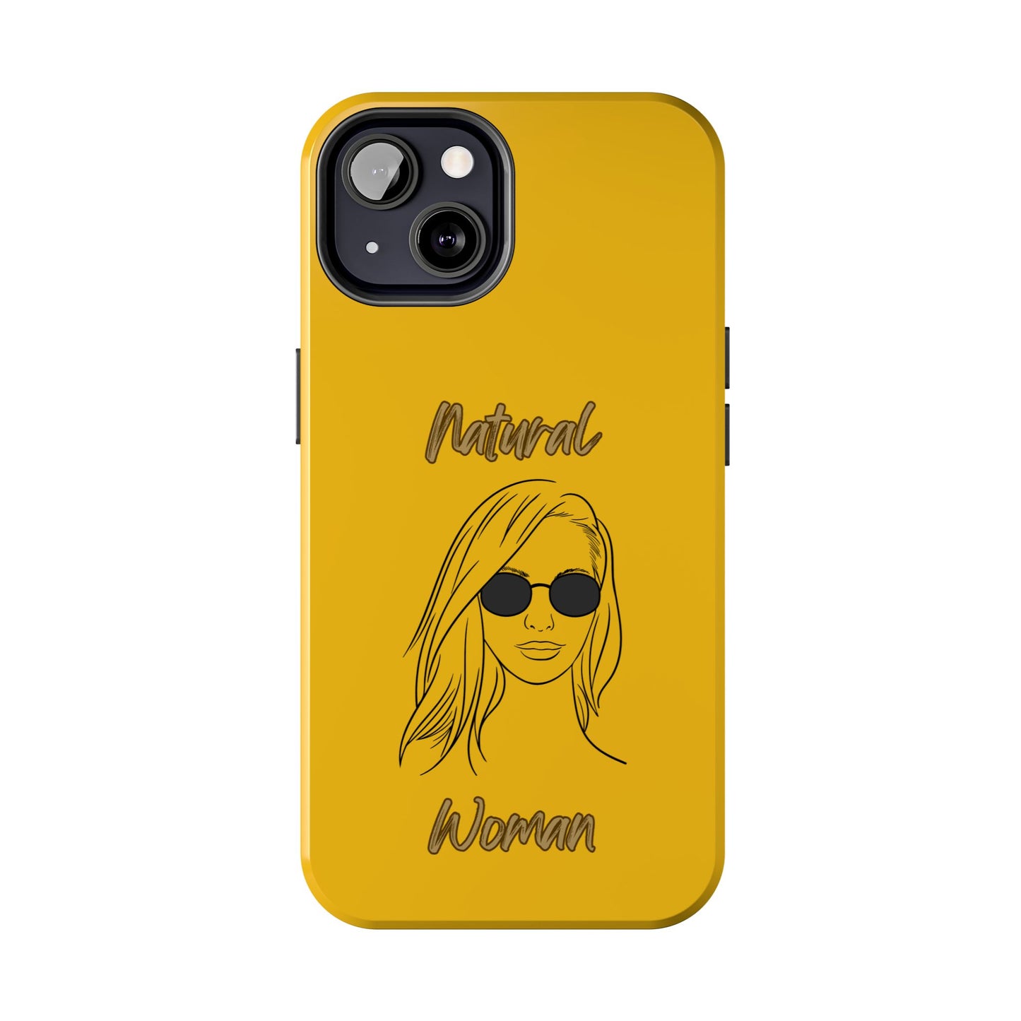 Natural Woman Shades (BL)Tough Phone Cases YELLOW