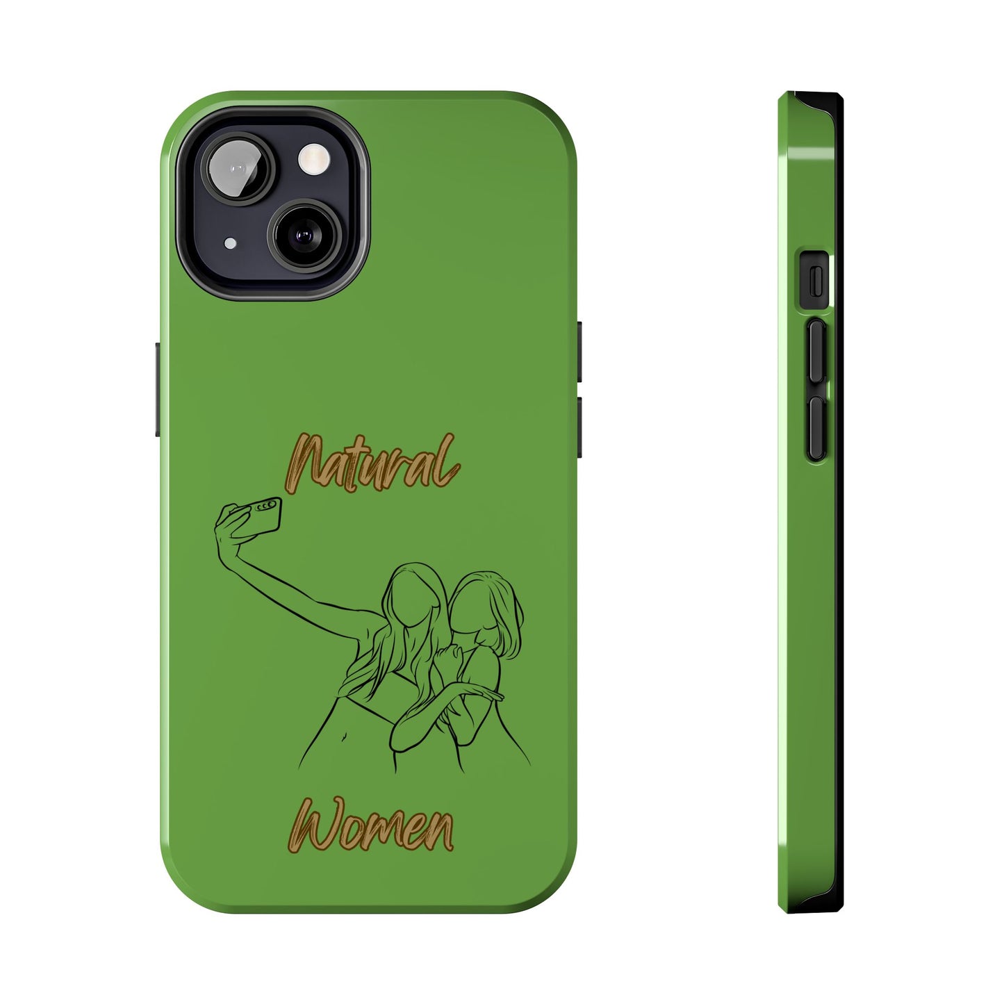 Natural Woman Friends Selfie (BL)Tough Phone Cases GREEN