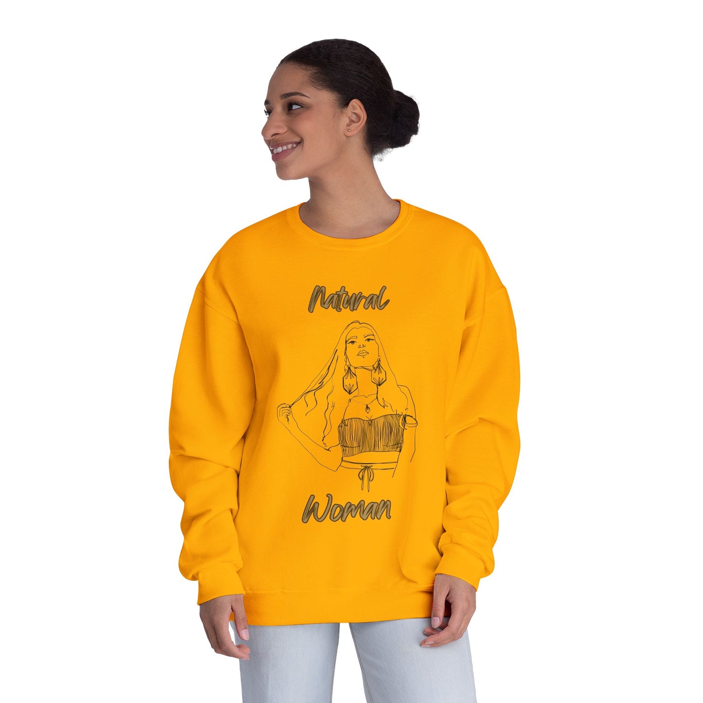 Natural Woman Thinking (BL) Crewneck Sweatshirt