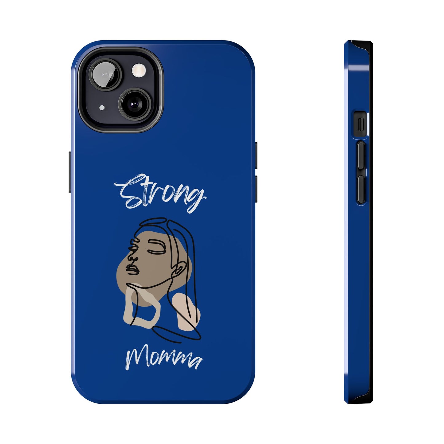 Strong Momma (WL) Tough Phone Cases DARK BLUE