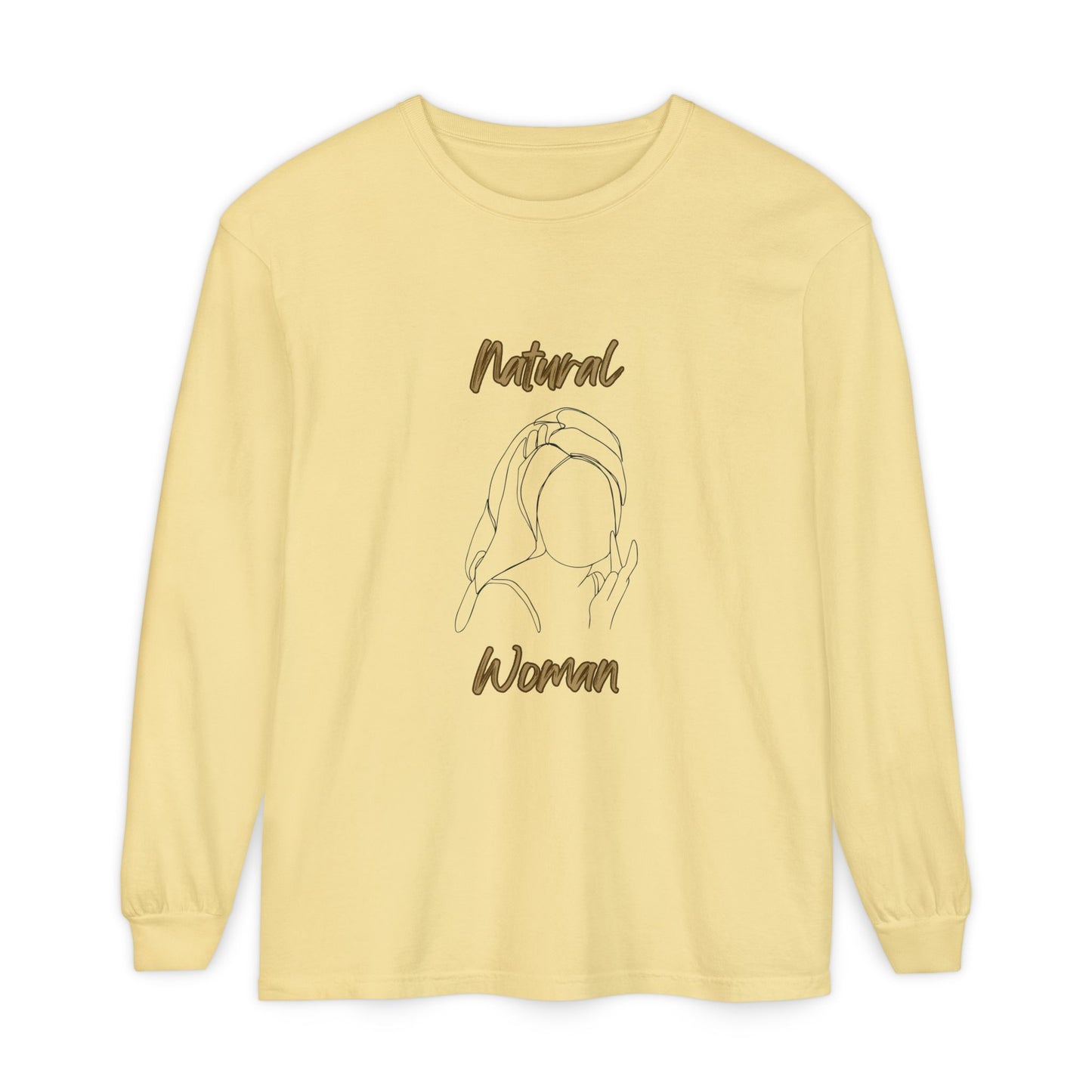 Natural Woman Towel Wrapped (BL) Long Sleeve T-Shirt