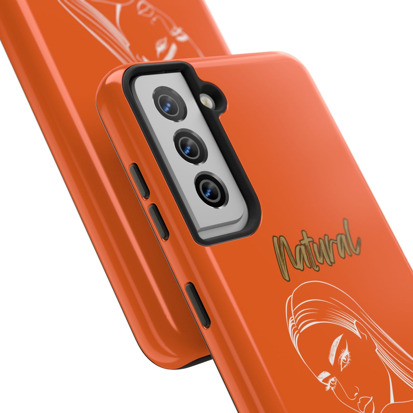 Natural Woman The Stare (WL) Tough Phone Cases ORANGE
