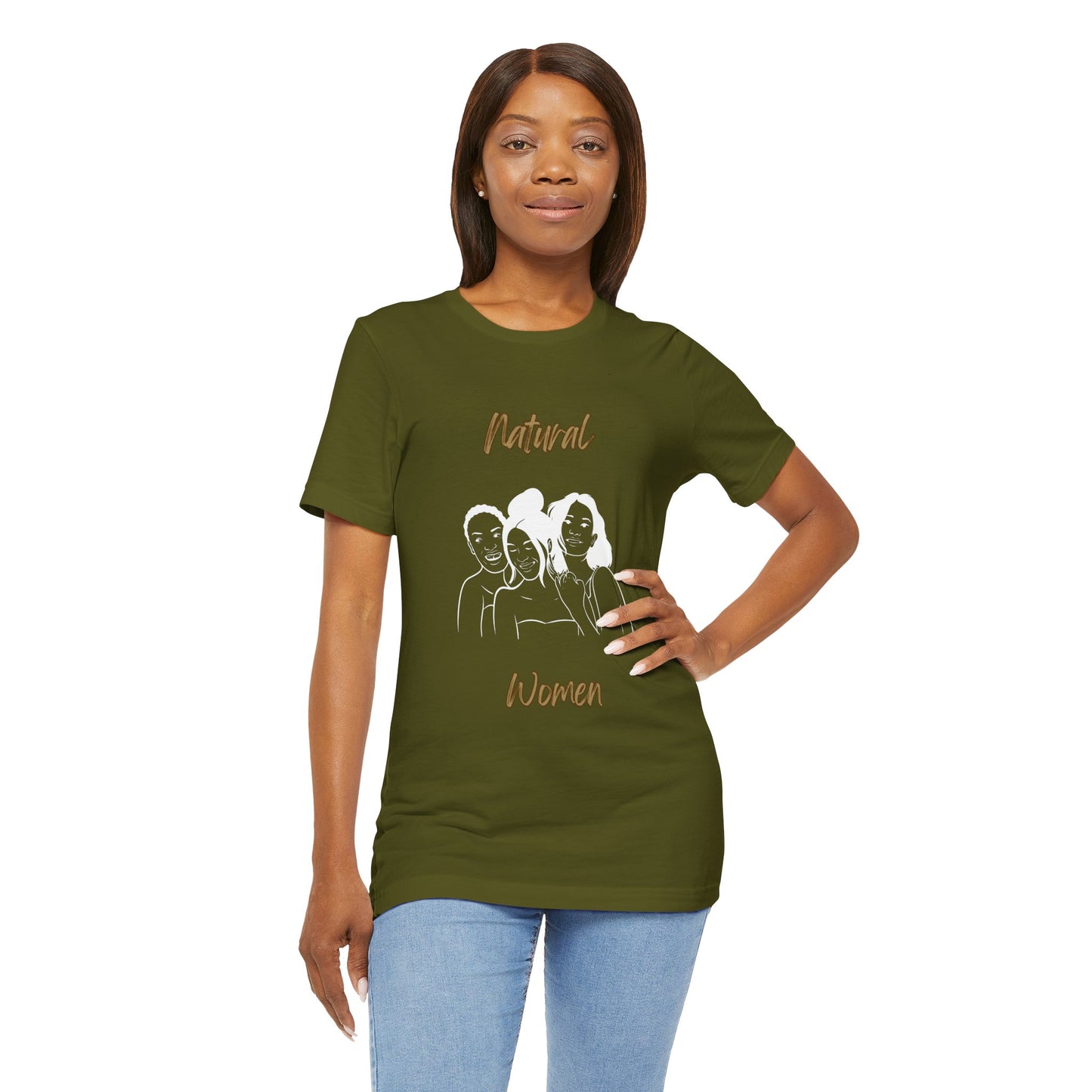 Natural Woman Laughing Friends (WL) Short Sleeve T-Shirt
