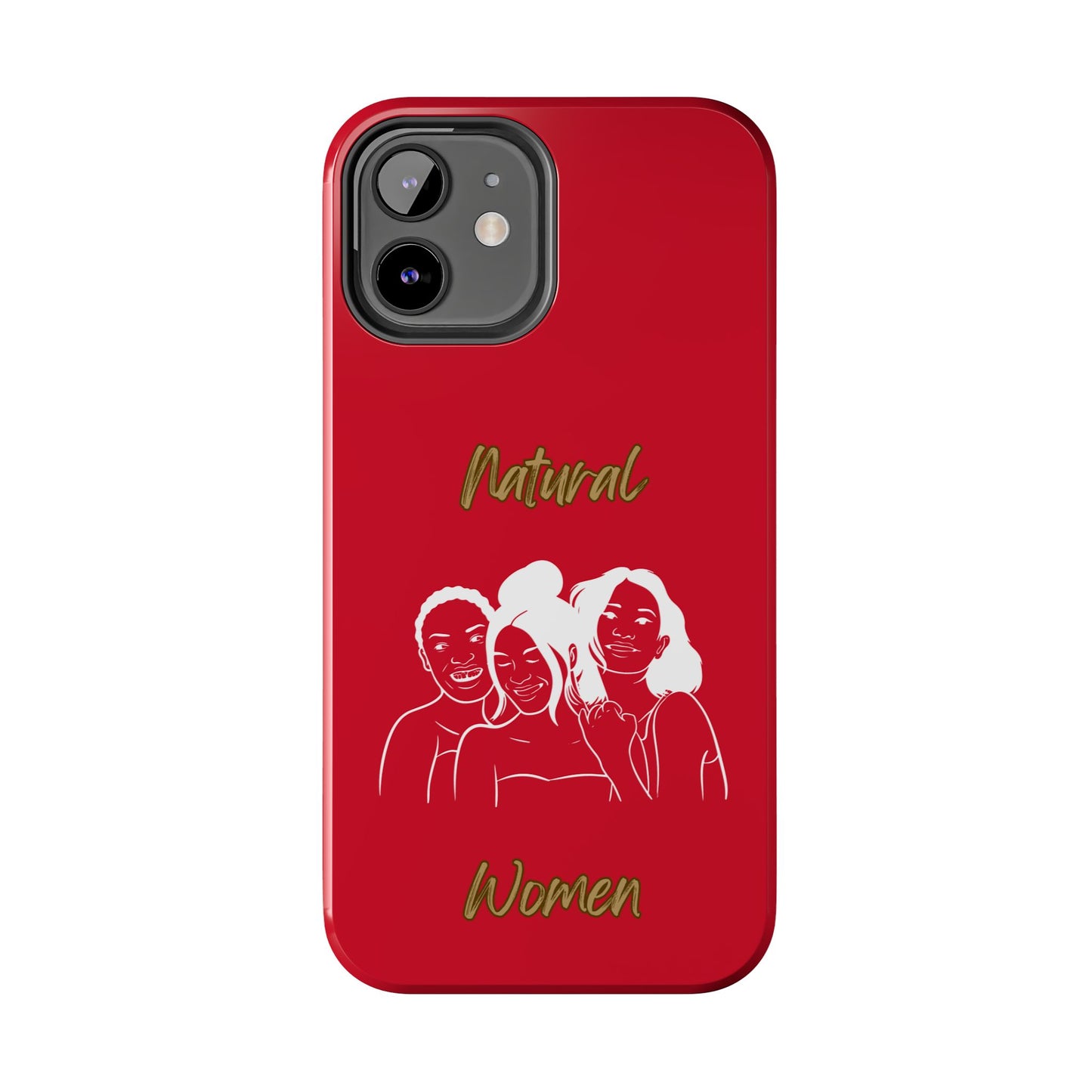 Natural Women Laughing Friends (WL)Tough Phone Cases DARK RED