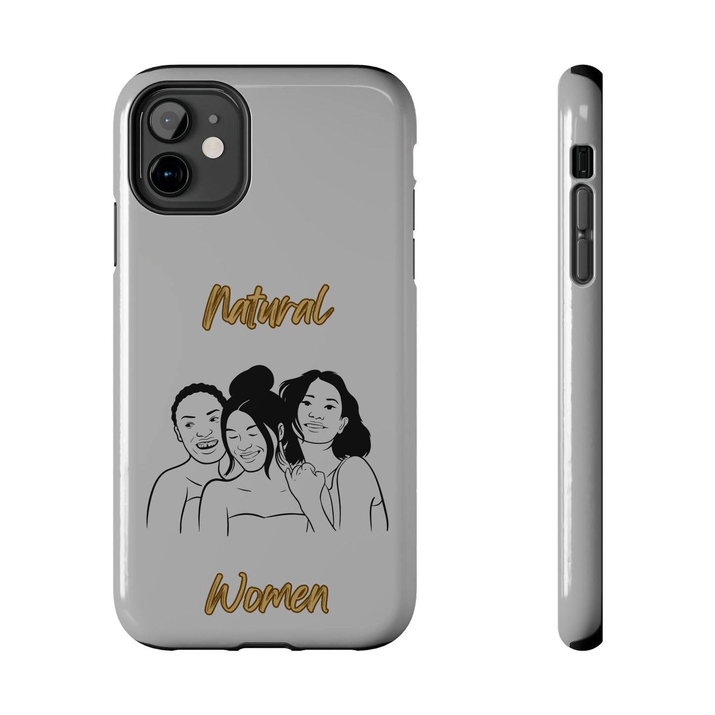 Natural Women Laughing Friends (BL)Tough Phone Cases LIGHT GREY