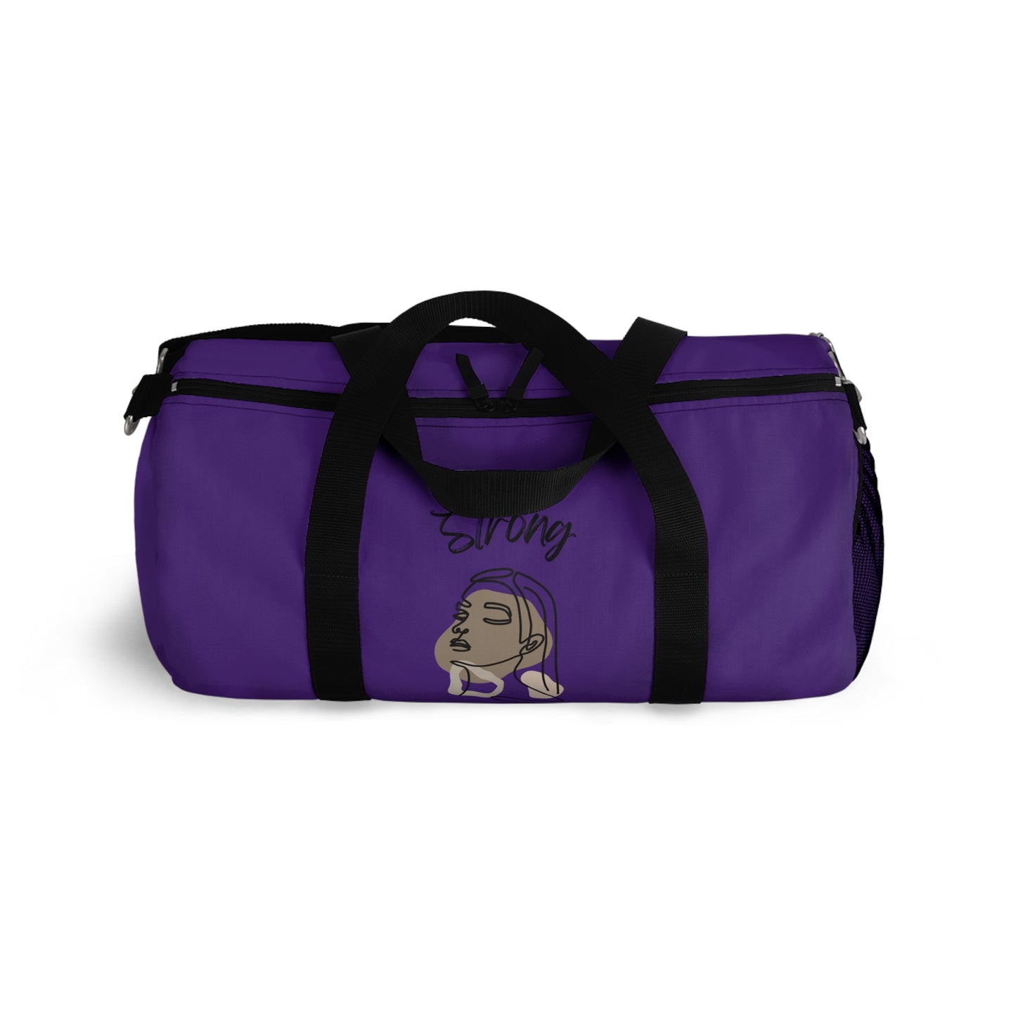 Strong Momma (BL) Duffel Bag PURPLE